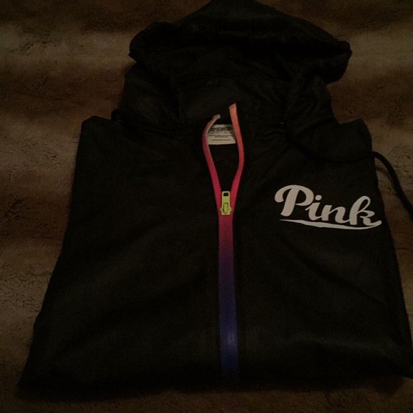 **NWOT** Pink full Zip anorak jacket — never worn - Picture 1 of 3
